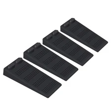 Door Stop Rubber Wedge Thin Door Stoppers for Bottom of Door Silica Gel Flexi...