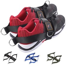 2 Pack Foot Strap for Cable Machine Fitness Attachment Ankle Straps Glute Kic...