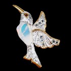 925 Sterling Silver /Nb27317 Handmade Natural Opal Brooch