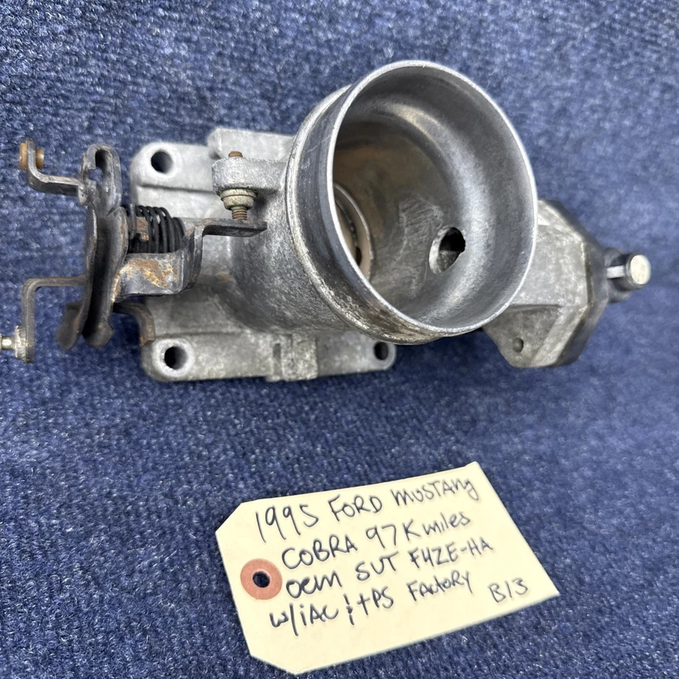 Ford Mustang Svt Cobra 302 1995 5,0 L carrocería de acelerador original OEM 1994 Sn95 5,0 Foto 2 de 4