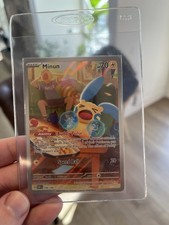 Pokémon TCG Minun 194/182 Paradox Rift Holo Card, Illustration Rare, Full Art
