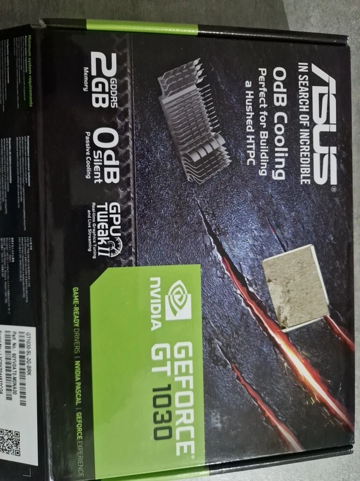 Asus GeForce GT 1030 2GB DDR5 Nvidia Scheda Video PC Low Profile GPU Hdmi Dvi - Immagine 3 di 3
