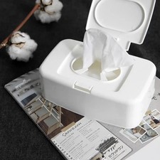 Portable Wet Wipes Dispenser Box Tissue Holder Napkin Storage Container
