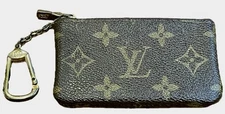 Louis Vuitton Gorgeous Pochette Cles Key Pouch Monogram Brown Key Ring M62650