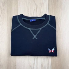 FootJoy Mens Blue Long Sleeve Performance Secession Golf Club Sweater Large