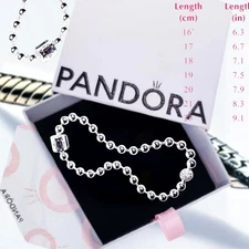 Pandora Beads & Pavé Bracelet 598342CZ US SELLER 