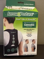 Hempvana Arrow Posture - Fully Adjustable Posture Support Adult S/M or  L/XL