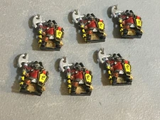 A28162 WARHAMMER FANTASY CHAOS MORTALS MONOPOSE 4TH ED WARRIORS HALBERDS 6PK OOP