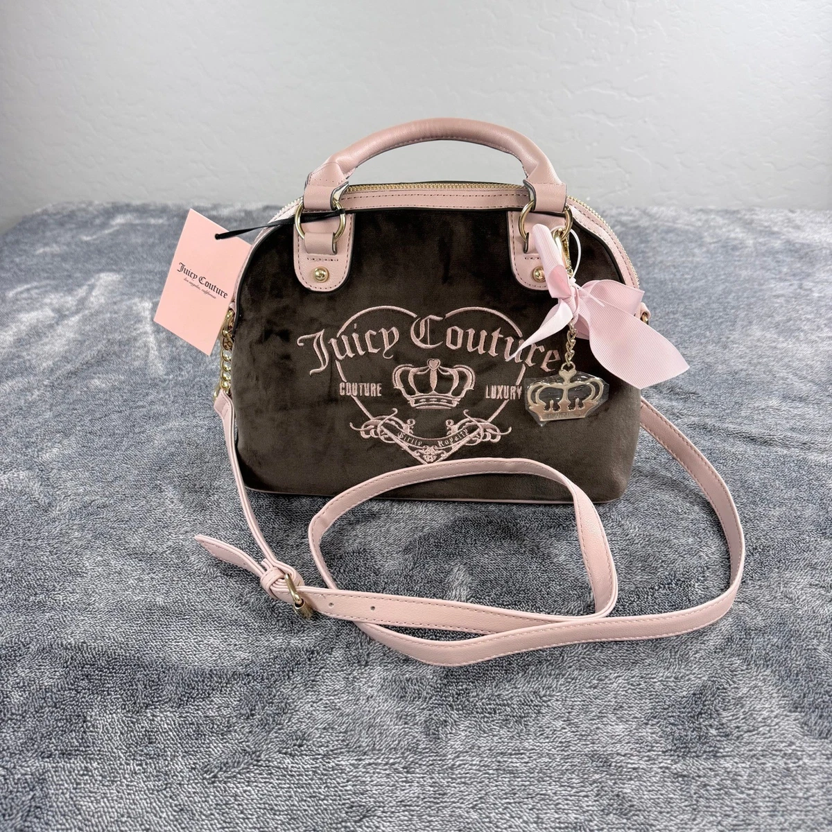 Juicy Couture Velvet Exterior Small Bags & Handbags for Women