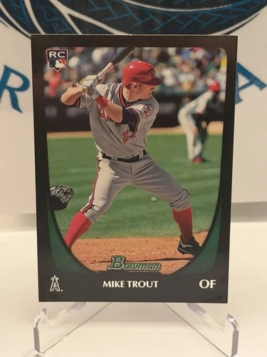 Mike Trout 2011 Bowman Rookie Card RC #101 Los Angeles Angels
