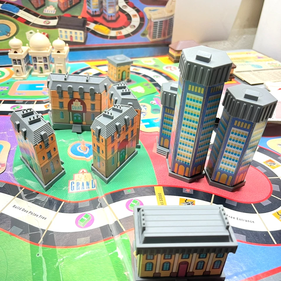 1987 Milton Bradley Hotels Board Game High-Rises Real Estate [Parts/Incomplete] - Image 4 of 4