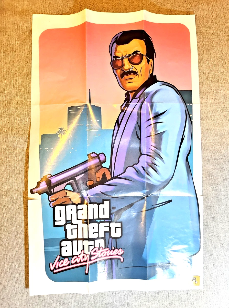 Grand Theft Auto Vice City Poster In Video Game Merchandise for