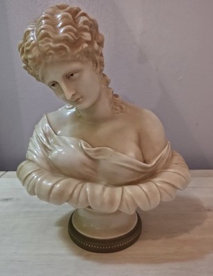 LOVELY Antique Rudolstadt Parian Bust - 'Clytie' VERY NICE DETAILS    MINT