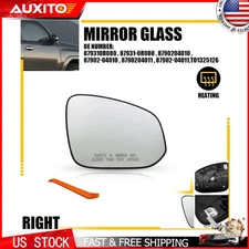 For 2016-2021 Toyota Tacoma Heated Mirror Glass Passenger Side Right Door Side