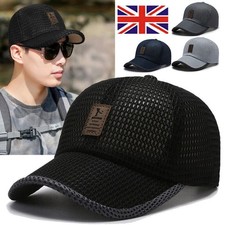 Adjustable Mens Women Mesh Breathable Baseball Sports Cap Sun Hat New