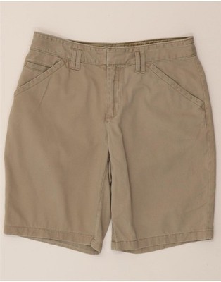 Eddie Bauer Damen Freizeitshorts US 6 Medium W30 beige Baumwolle DJ58