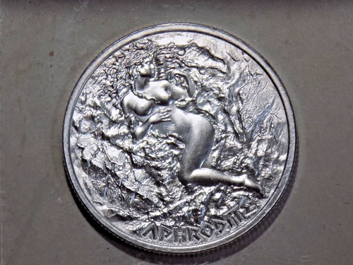 Intaglio Mint 1 OzT. Aphrodite High Relief-BU-Number One-Greek Mythology Series