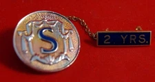 Lapel Pin 2 Years Service Award