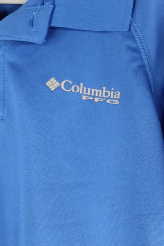 Columbia Boys Polo Polyester Shirt Blue Size XS (6) - Picture 2 of 5