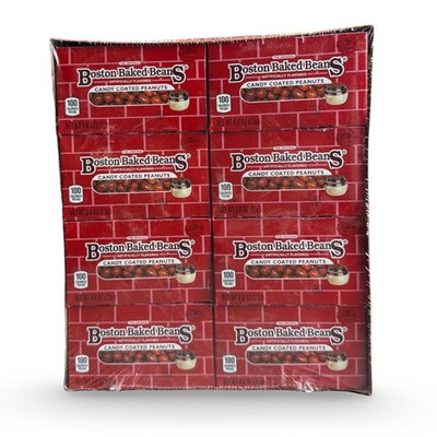 Boston Baked Beans Classic Candy Coated Peanuts   24 Count Mini Theater Boxes |