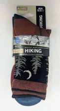 Cabot & Sons Men's Hiking Crew Socks Merino Wool Sz 10-13 (Shoe  9-12)  WOODSY