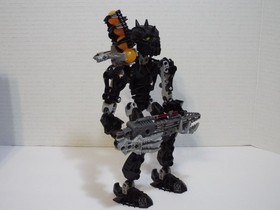 LEGO BIONICLE INIKA TOA NUPARU (8729) WITH CANISTER AND MANUAL **FREE SHIPPING**