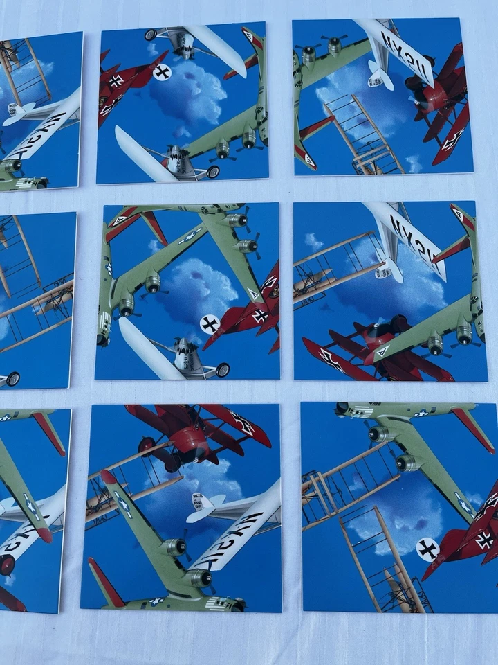 DE COLECCIÓN IMPOSIBLE ROMPECABEZAS AVIONES SCRAMBLE SQUARE EDUCATIVO POR B. DAZZLE INC. Foto 2 de 4