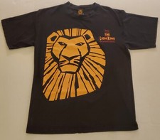 The Lion King T-Shirt Graphic Disney Presents The Broadway Musical Black Size L