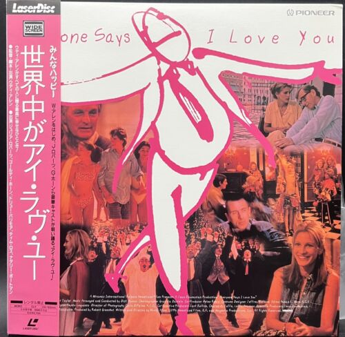Laserdisc LD - Everyone Says I Love You - Japan Edition W/Obi - PILF-2564