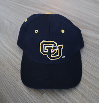 Vintage University Of Colorado Buffs Fitted Hat 90s TOW Size 7 Black Wool Logo