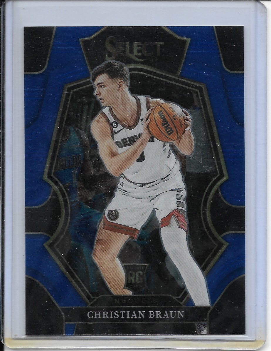 Christian Braun Rookie Card 2022-23 Panini Select Basketball Premier Level