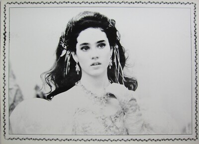 JENNIFER CONNELLY ''LABYRINTH'' BLACK & WHITE MOVIE POSTER FROM ASIA