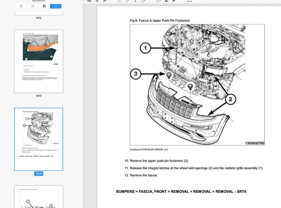 Jeep Grand Cherokee WK2 (2014-2020) manuale officina riparazione su cd - Immagine 3 di 4