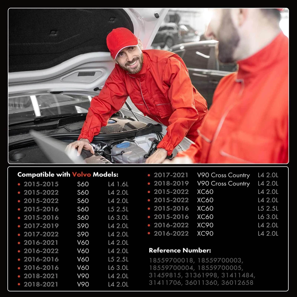 Turbocompresor para Volvo S60 S90 V60 V90 XC60 XC90 V90 Cross Country B03G Foto 4 de 4