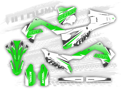 Grafik Set passend Kawasaki KX 250F KXF 250 KX250F 2021 2022 2023 2024 Dekor