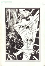 Alien Legion: Uncivil War #2 p.1 - Splash - 2015 art by Larry Stroman