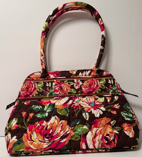 Vera Bradley ENGLISH ROSE Satchel Tasche Handtasche Top
