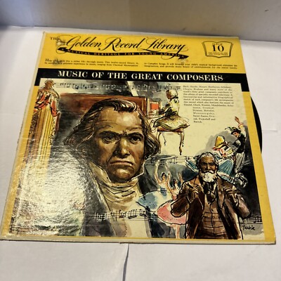 GOLDEN RECORD Library - Music of The Great Composers LP Album 10 ...