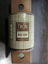 BUSSMANN TRON KAC-600 RECTIFIER FUSE 600 AMP 600 VOLT NEW NO BOX SURPLUS