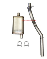 1997 - 2000 Jeep Wrangler 2.5 4.0 Performance Exhaust w/ 14" Max Flow Muffler