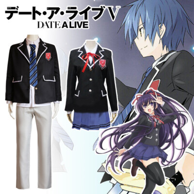 Cosplay Date a Live Itsuka Shido Yatogami Tohka Schuluniformen Halloween Anzüge