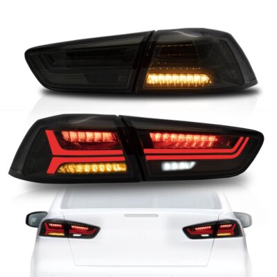 Rauch LED Rückleuchten für 2008-2018 Mitsubishi Lancer EVO Limousine Rückleuchte