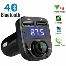 In-Car Bluetooth Hands Free MP3 Player/Phone to Radio FM Transmitter Modulator 3