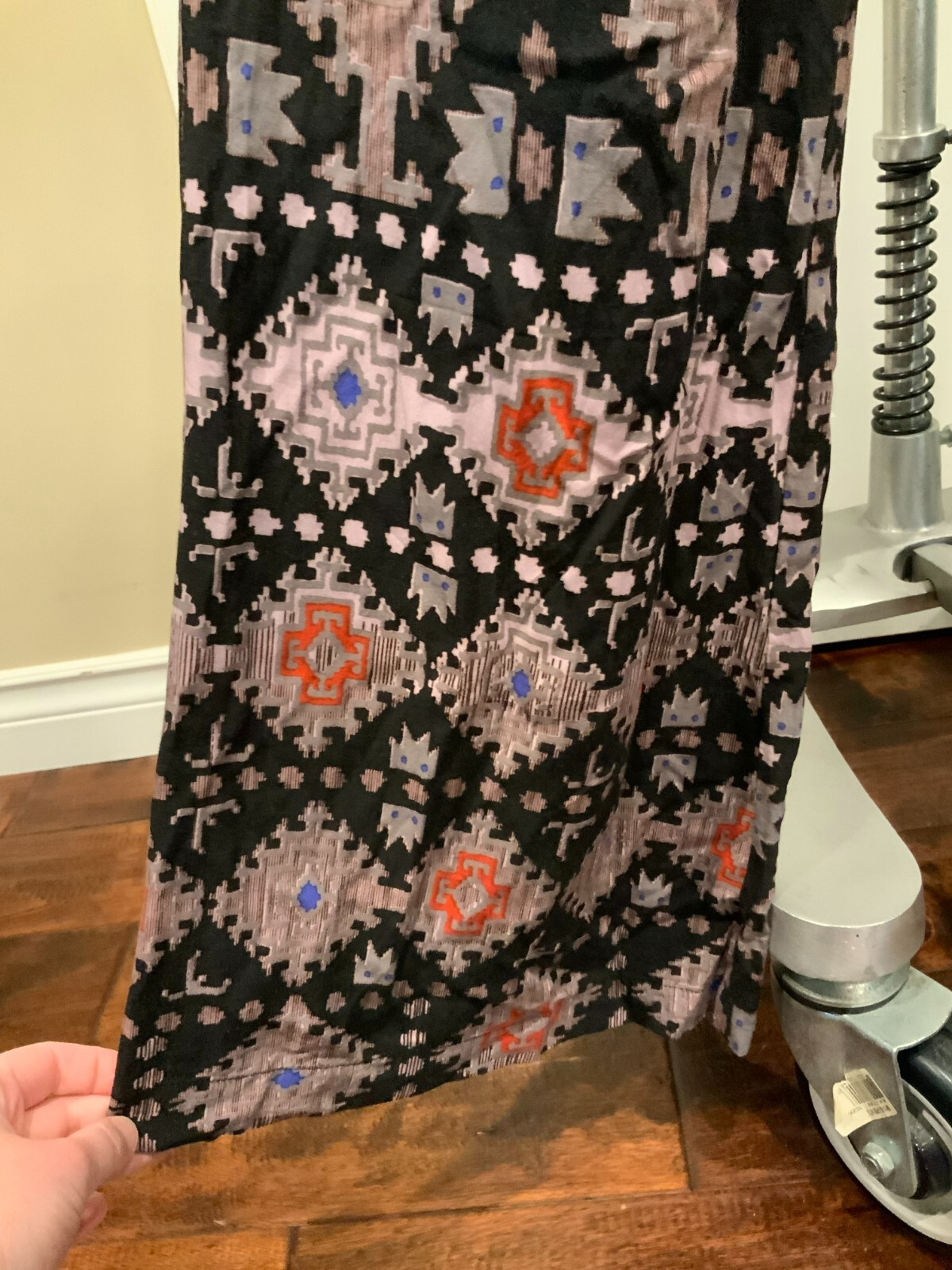 Ella Moss Multicolor Geometric Patterned Pants W/… - image 4