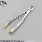 UPPER CENTRAL ANTERIORS CANINES DENTAL EXTRACTION FORCEPS #1 GOLD HANDLE
