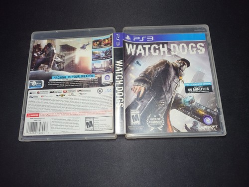 Watch Dogs 1 Ubisoft Sony Playstation 3 PS3 LN perfecto estado ¡COMPLETO! - Imagen 3 de 5