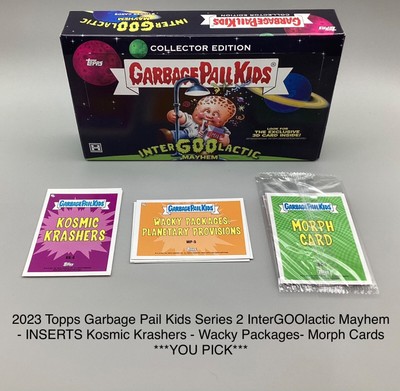 2023 Garbage Pail Kids Intergoolactic Mayhem KOSMIC KRASHER MORPH WACKY PACKAGES
