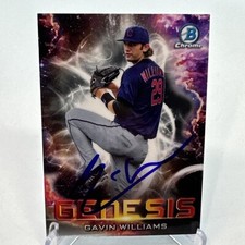 GAVIN WILLIAMS 2021 Bowman Chrome Draft GENESIS SIGNED GNS-18