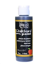 DecoArt Americana Chalkboard Paint - black slate 4 oz.