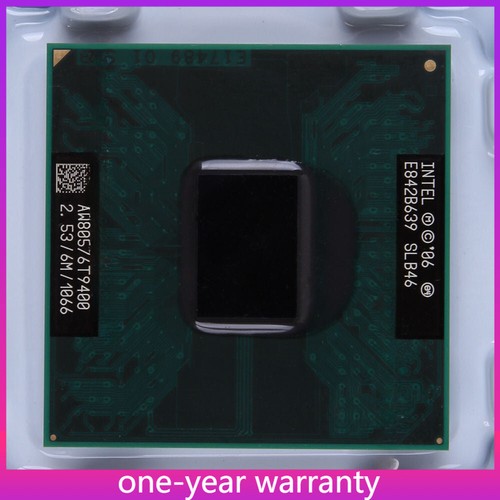 10 PIEZAS Intel Core 2 Duo T9400 2,53 GHz/6 MB/1066 MHz Socket P CPU Envío gratuito